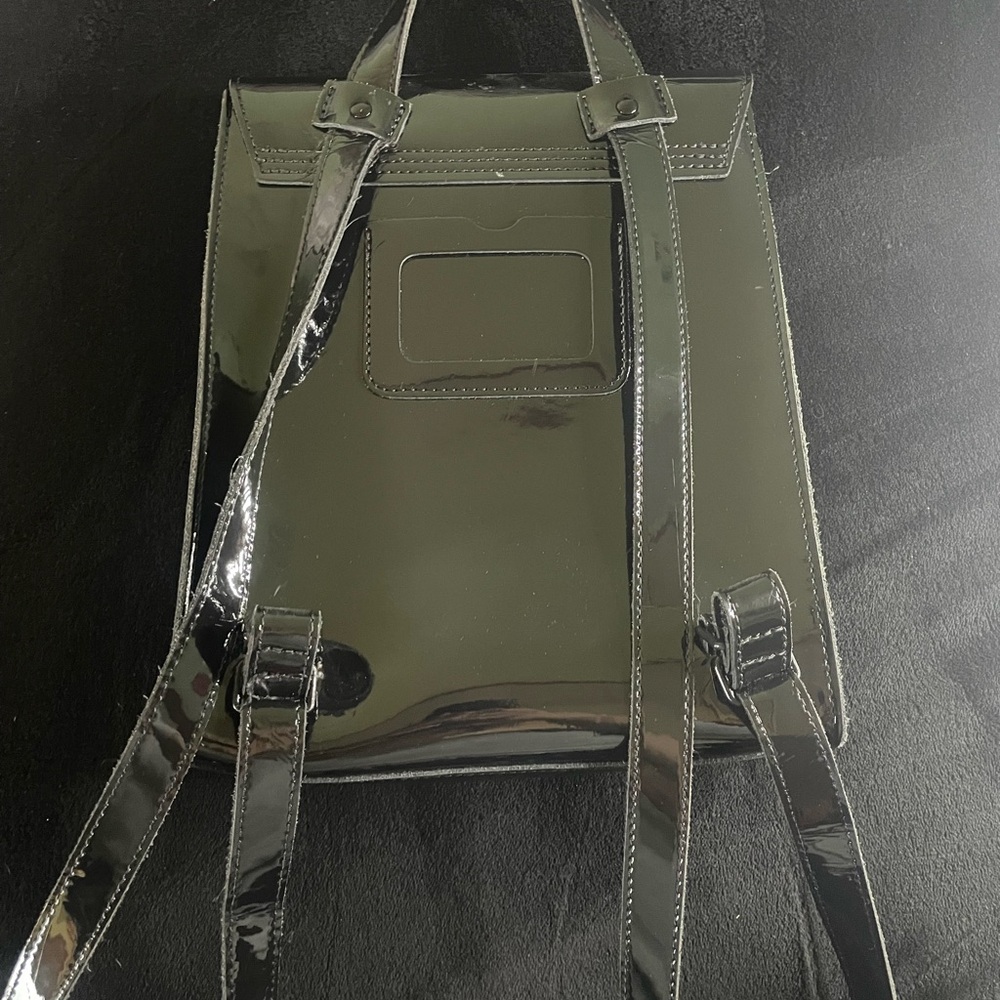 Dr. Martens mini patent leather backpack